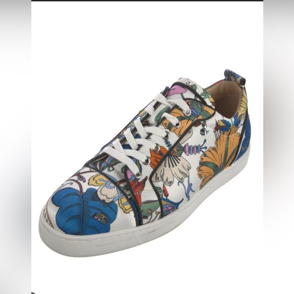 Christian Louboutin Floral Print Sneakers 39 - Picture 7 of 7